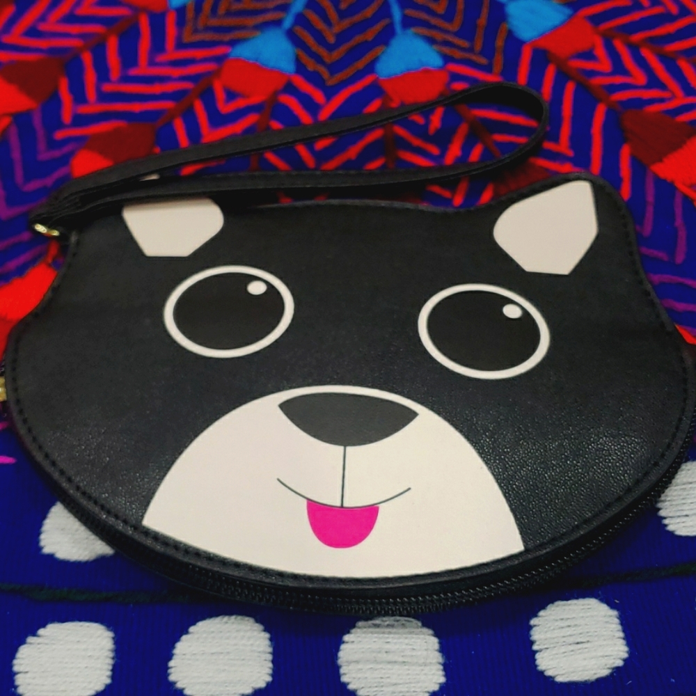 Betsy Johnson-Luv Puppy Wallet clutch purse